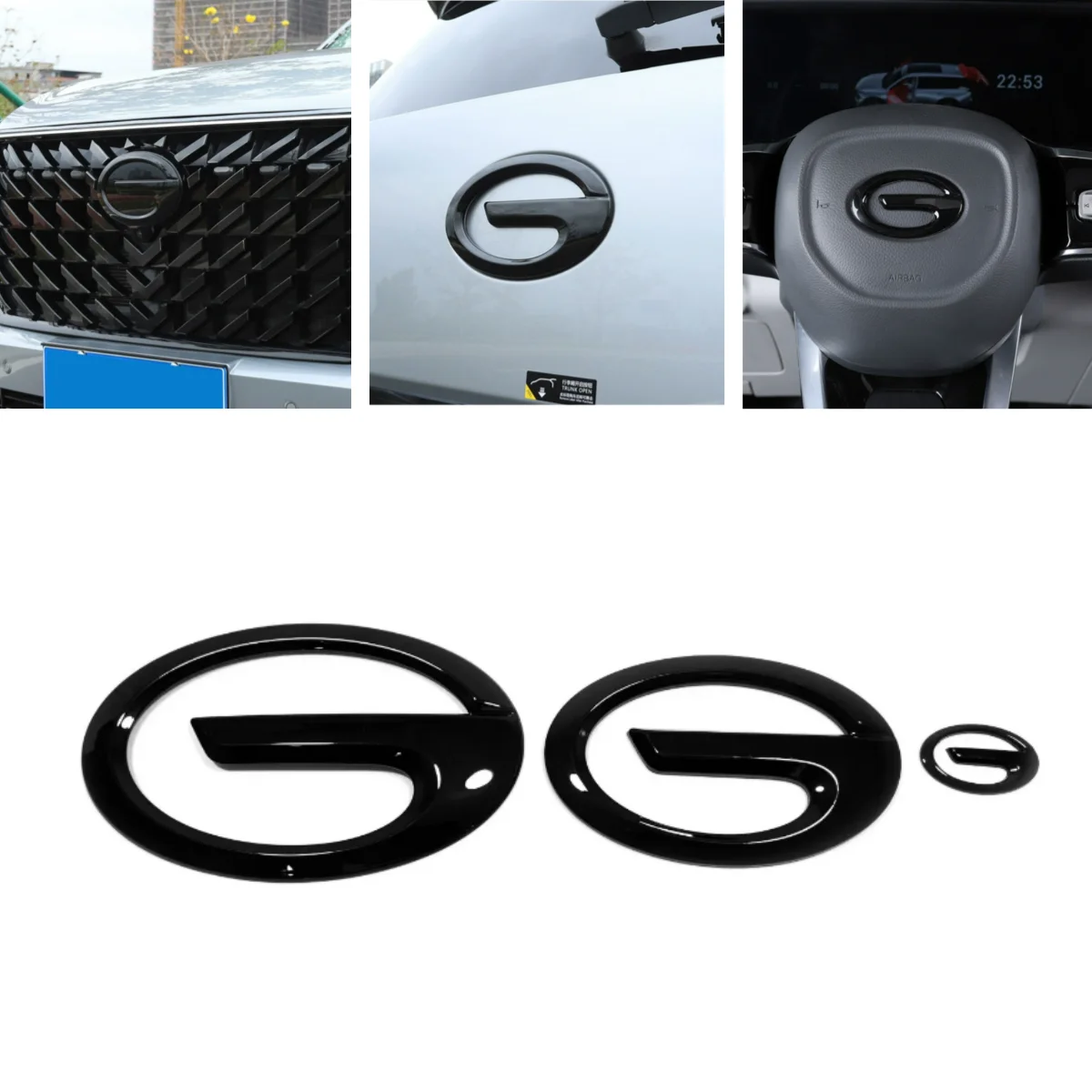 

3 шт./комплект, Декоративные Чехлы для автомобильных аксессуаров Trumpchi GAC GS8 2022 2023