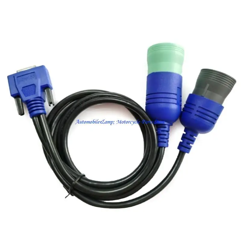 H7BD Professional Truck OBD Connector Adapter Cable, 6Pin & 9 Pin for Maintenance Use