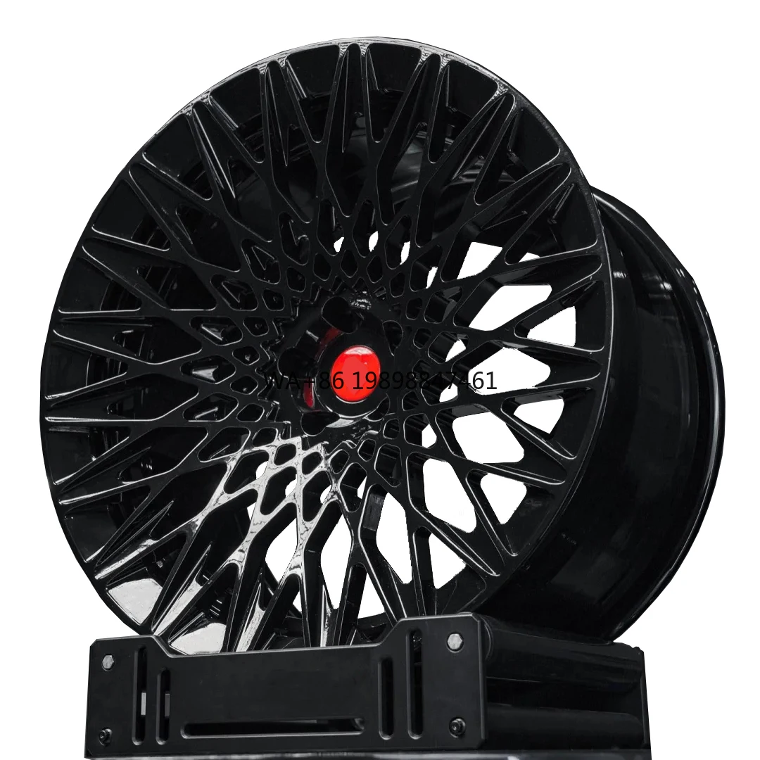 

High End 18 19 20 21 22 23 24 25 26 Inch 5X114.3 Black Multi Spoke Custom Forged Wheels for Mercedes BMW Audi SUV Lamborghini