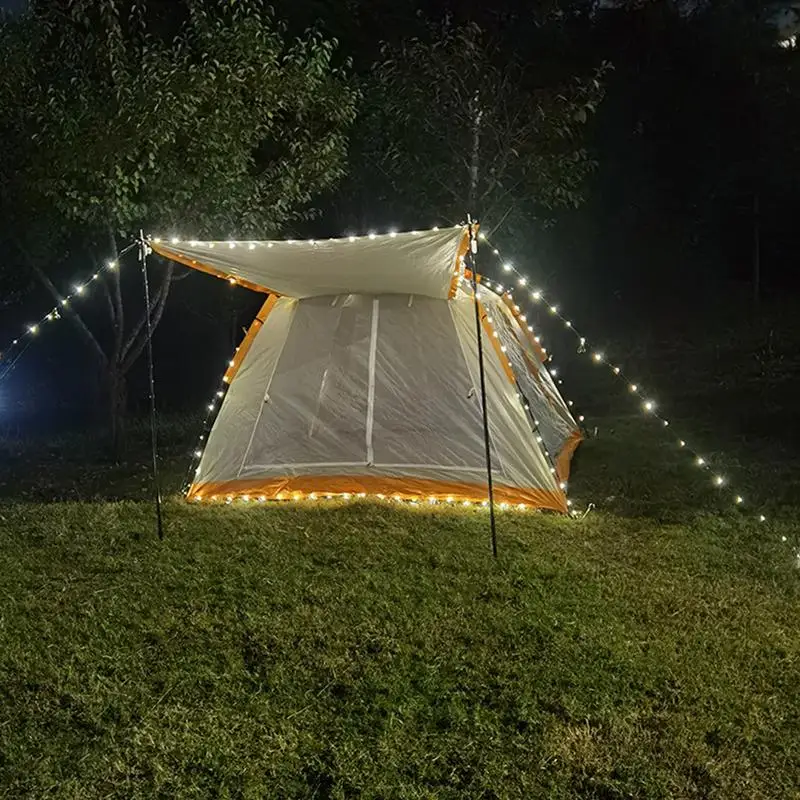 Sfeer Lichtslinger Camping String Licht Sprookjesachtige Lichtslingers Led Verlichting Draagbare Outdoor String Kerstverlichting Voor Tent