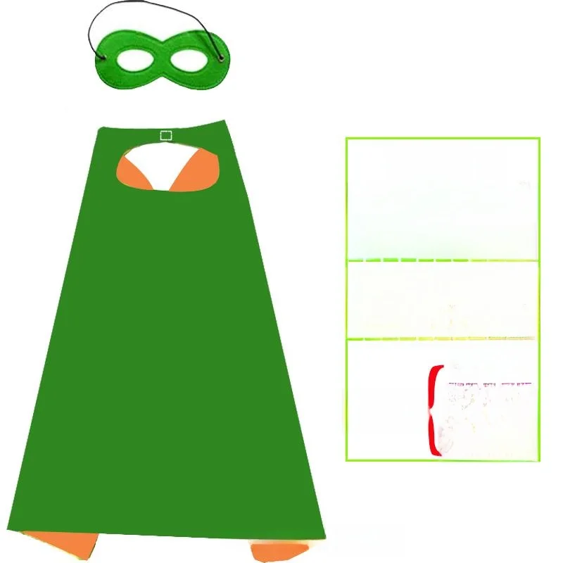 Robe de couleur Pure pour enfants, peinture de Festival d'halloween, Costume de jeu scolaire pour spectacle de maternelle, DIY bricolage