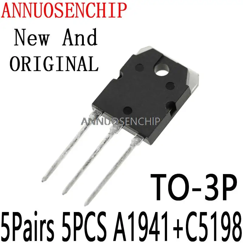 10PCS 5Pairs 2SC5198 2SA1941 (5PCS A1941 + 5PCS C5198 )( 2SB817 + 2SD1047 )( 2SA1694 + 2SC4467 ) TO-3P B817 D1047 A1694 C4467