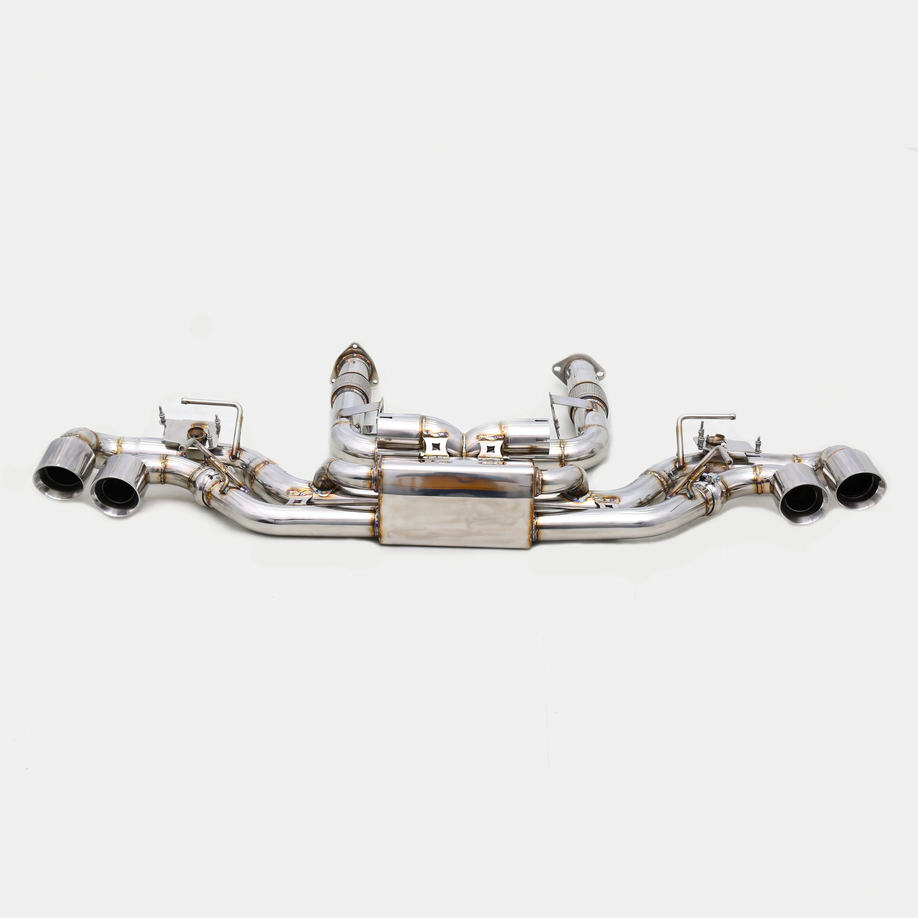 Custom Designed 304 Stainless Steel/Titanium Valved Exhaust System Catered for C8 6.2L Vehicle