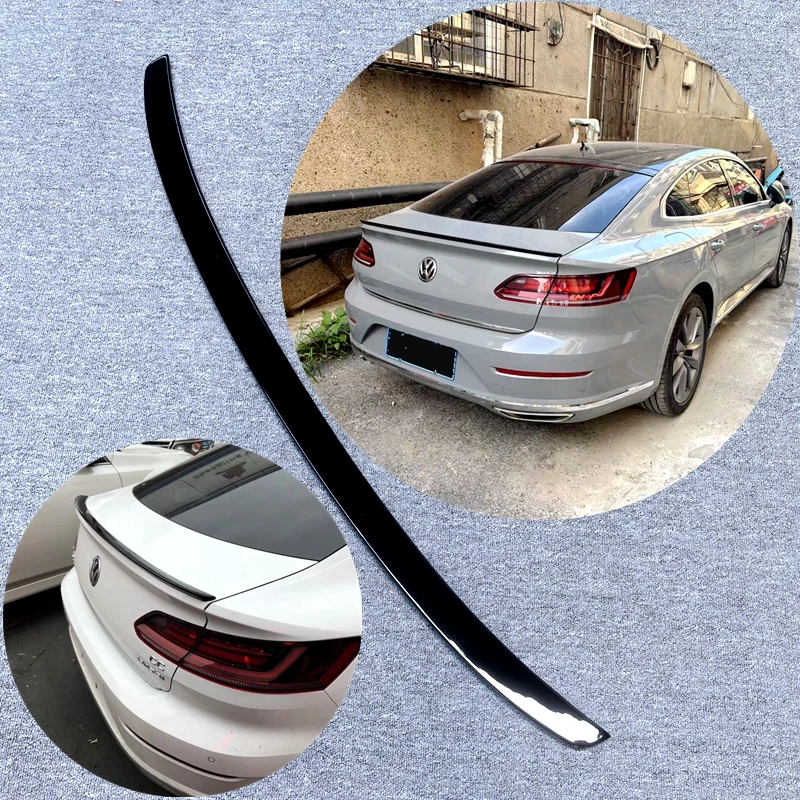 Para VW Volkswagen Arteon CC 2019 2020 2021 2022 2023 2024 alerón ABS plástico Primer Color alerón trasero del maletero estilo del coche