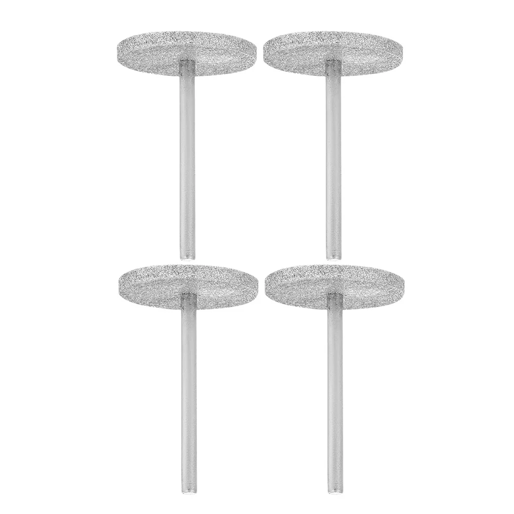 4pcs Electric File Bits Flat Drill Bit For Nail Art Salon Use High Efficiency Grinding Pretreatment Portable Manicure Sanding