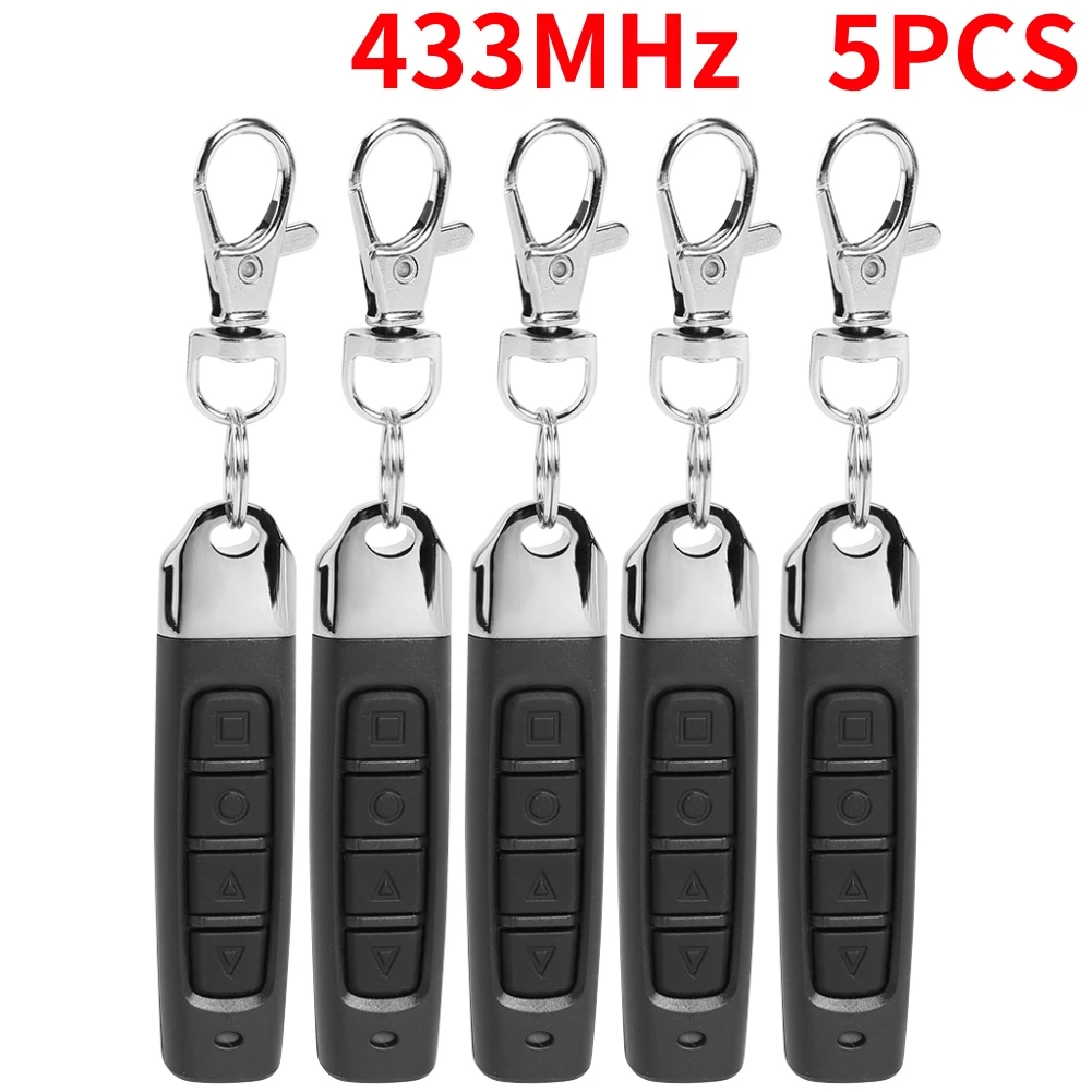 

1/5PCS 433MHz Copy Remote Control Electric Garage Door Opener Wireless Controll Duplicator Clone Cloning Code Transmitter