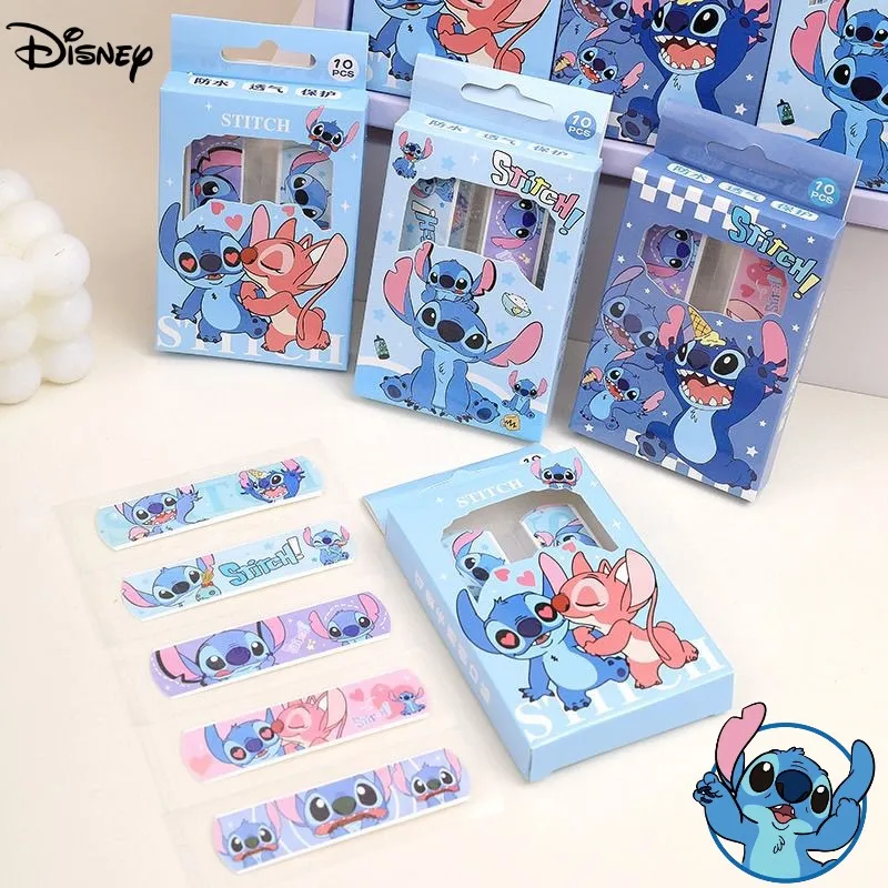 Cute kawaii Stitch Kids Waterproof Breathable Fashion Cartoon Anime Pattern Anti-Abrasion Foot Stop Bleeding Wound Band-Aid