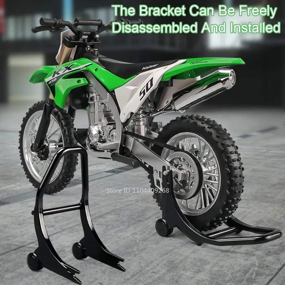 1:12 R Nine T Kawasaki KX450 Motorrad Modell Spielzeugauto Stoßdämpfung Rad Lenkmotor Modelle Spielzeug Beste Geschenke für Jungen – Detail 18