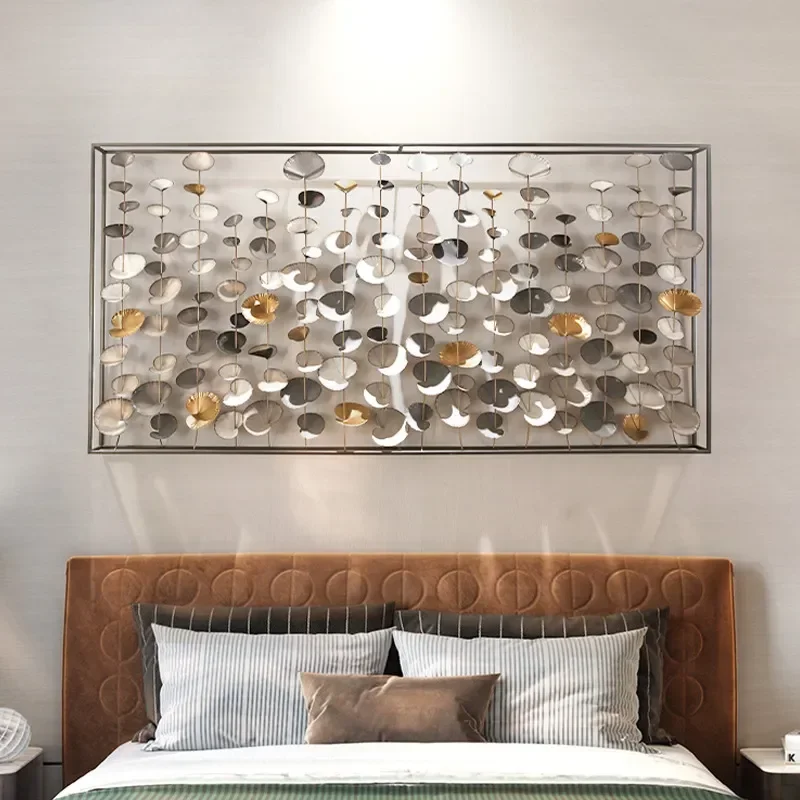 Nordic 3D Creative Wrought Iron Wall Decoration Pendant Light Luxury Living Room Dining Bedroom Bedside Lamp
