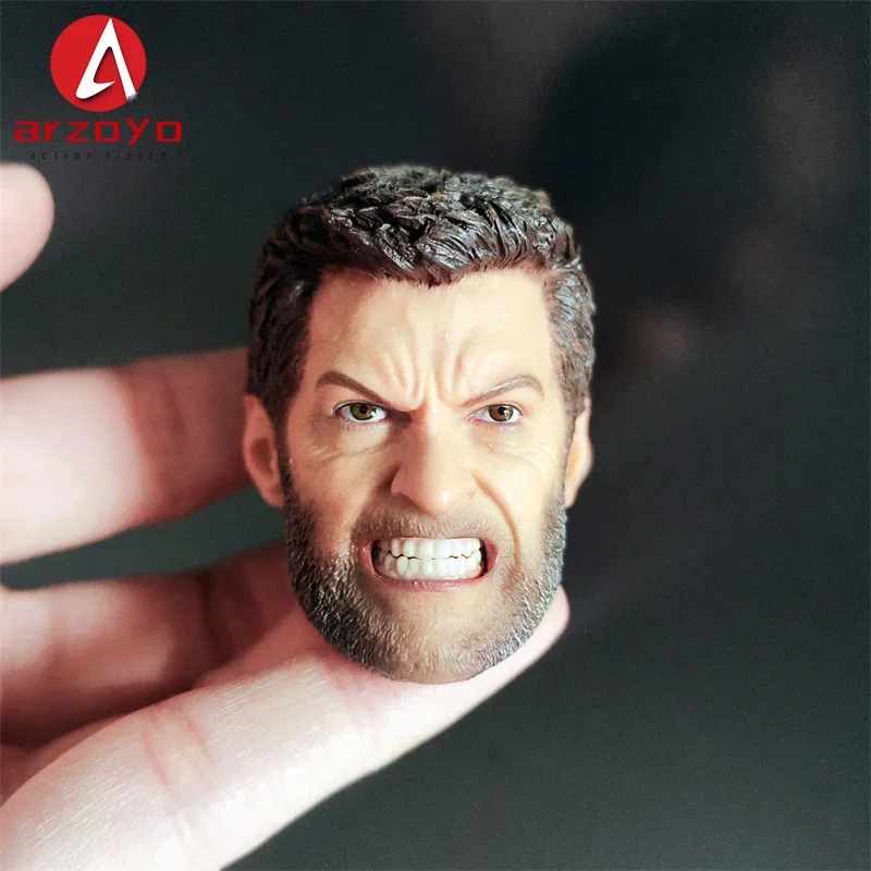 1/6  Hugh Jackman Head Sculpt Male Head Carving PVC For 12