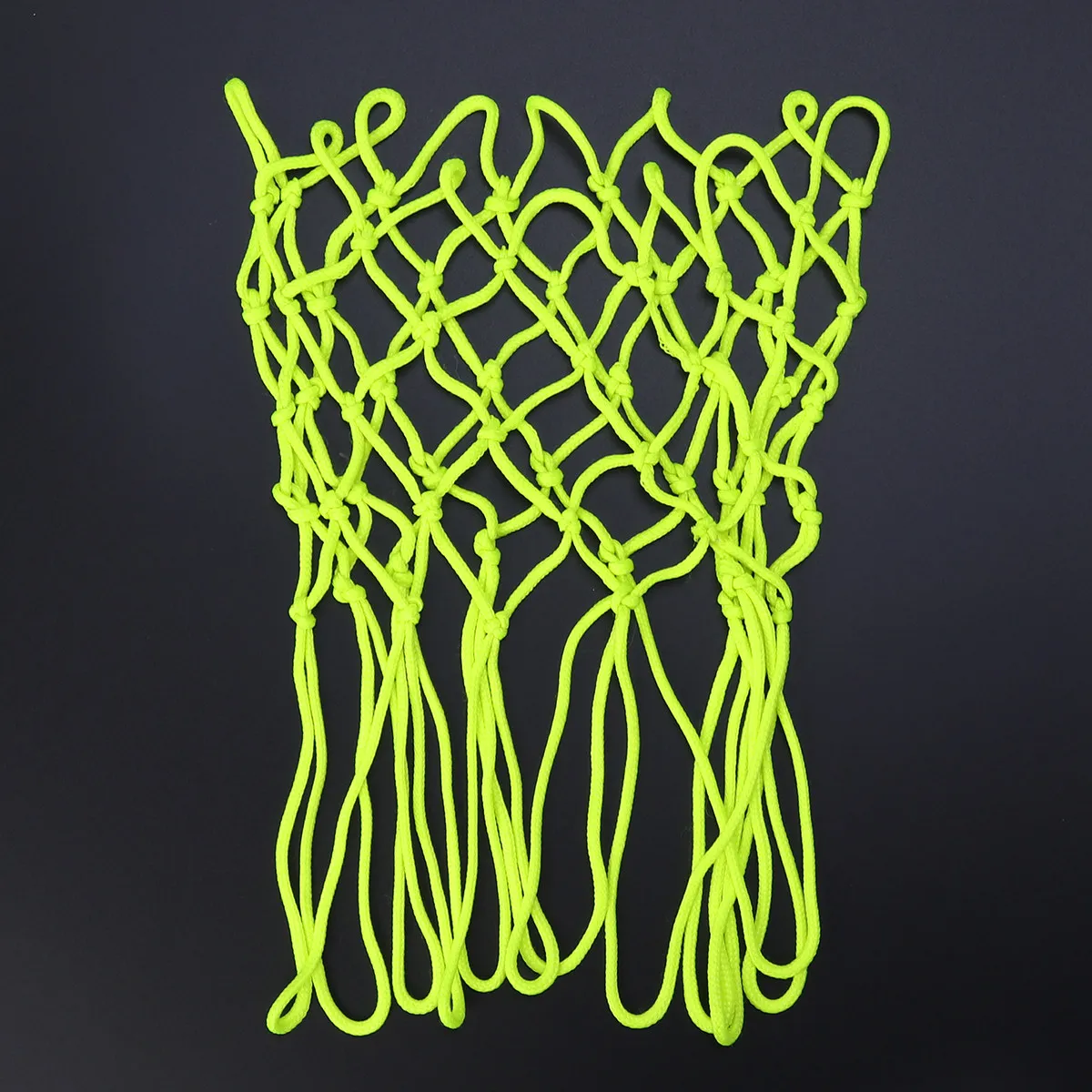 2 pcs Luminous Basketball Net Glowing Heavy Duty Nylon Braided Standard For Outdoor Indoor Courts Team Sports