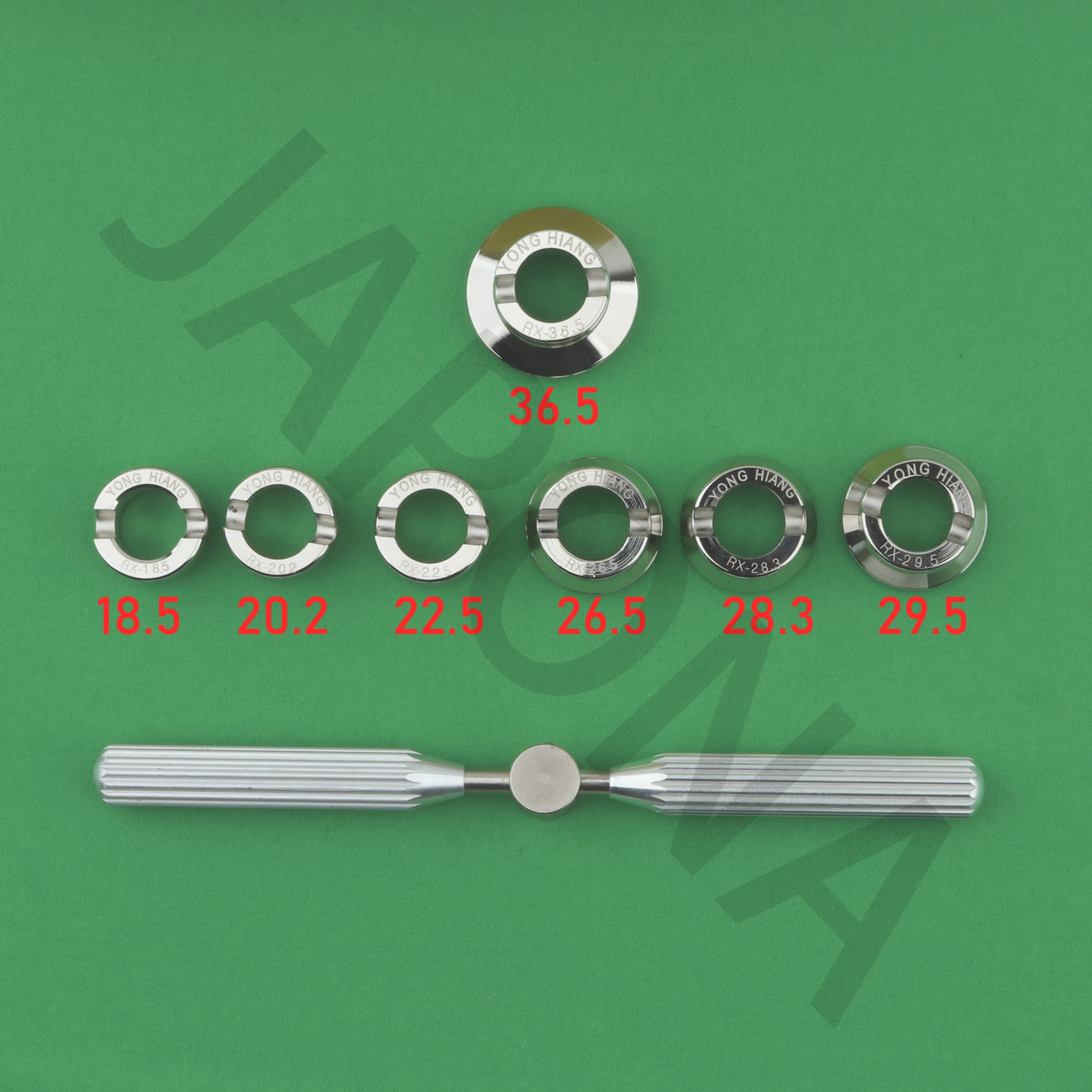 

7 size Watch Repair tool 5537 Oyster Style watch screw back case opener For Rolex watch Dudor 18.5 20.2 22.5 26.5 28.3 29.5 36.5