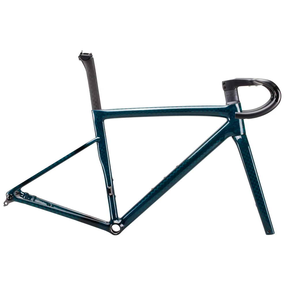 AliExpress Airwolf Super Light Carbon Frame Road Bike Frame Disc Brake Max 700*28C Bicycle Frame Full Internal Cable Carbon Frame Roadbike