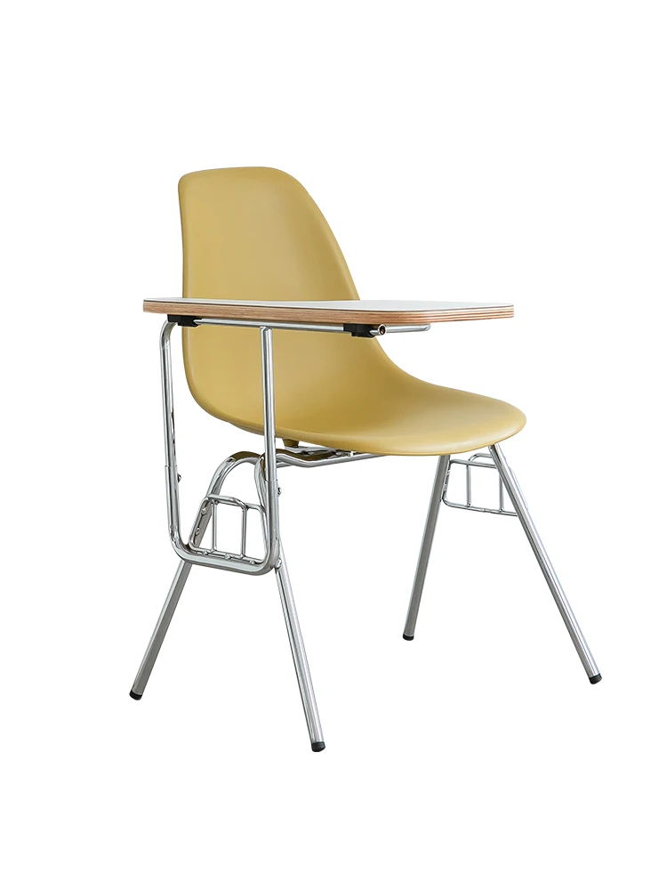 YY Retro Chair Creative with Writing Board Conference Training Table and Chair Integrated Chair