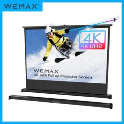 Pantalla de sobremesa WEMAX P40, proyector portátil de 40 pulgadas, soporte plegable de proyección HD 16:9 para viajes, Camping y reuniones