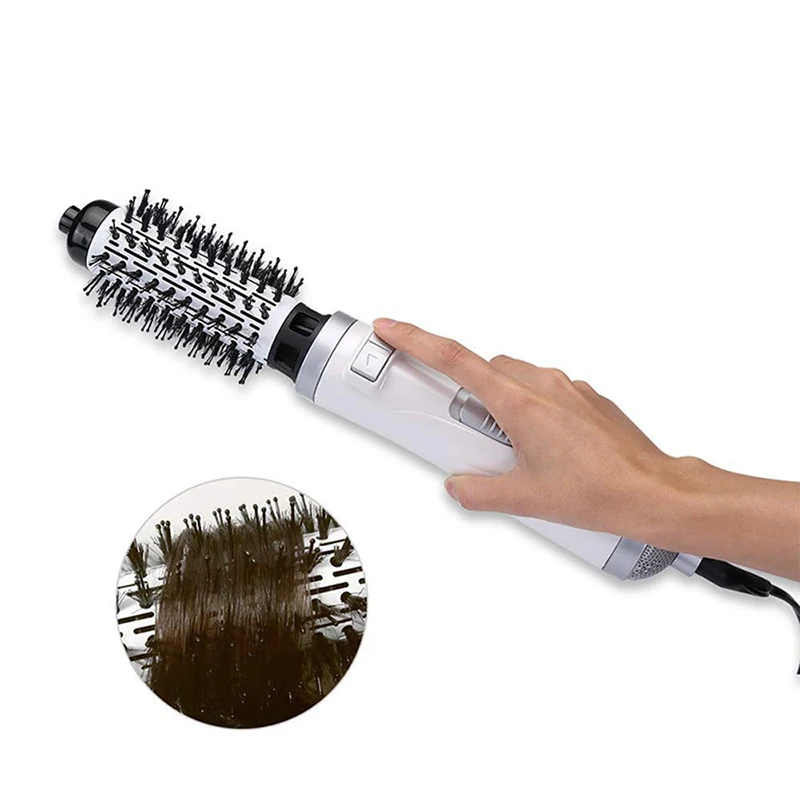 Automatische rotierende Heißluftbürste, 2-in-1, Friseursalon, Haarbürste, Kamm, Glätteisen, Bürste und Volumizer, Heißluftbürste für Zuhause – Detail 8