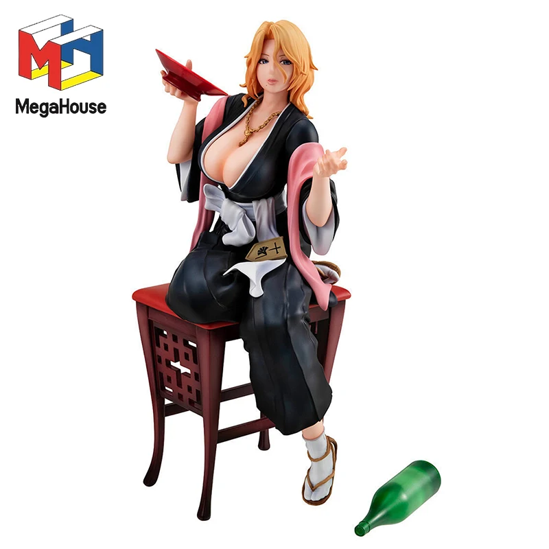 Genuine Original Rangiku Megahouse, BLEACH Matsumoto Anime Figura Modelo Coleção, Boxed Toy, Estatueta, Ornamento