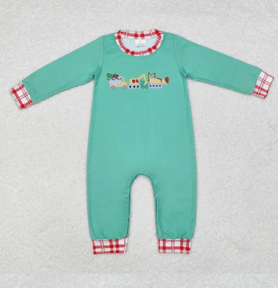 

wholesale boutique Christmas baby boy rompers New Christmas boy romper