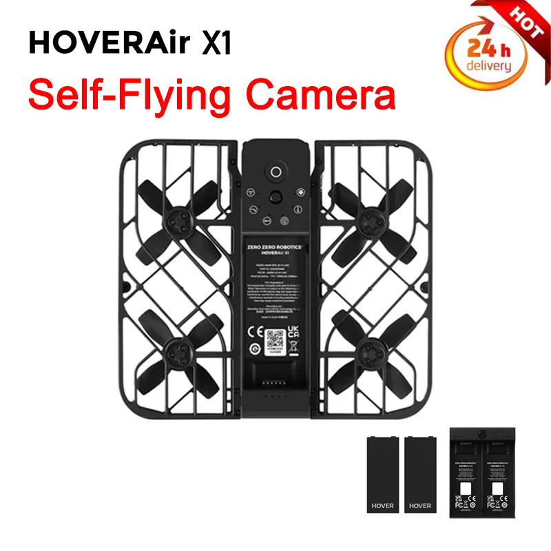 HOVER Air X1 Flying Drone Pocket-Sized Self-Flying Camera Live Preview Selfie Anti-shake HD Drone for Outdoor Camping Travel