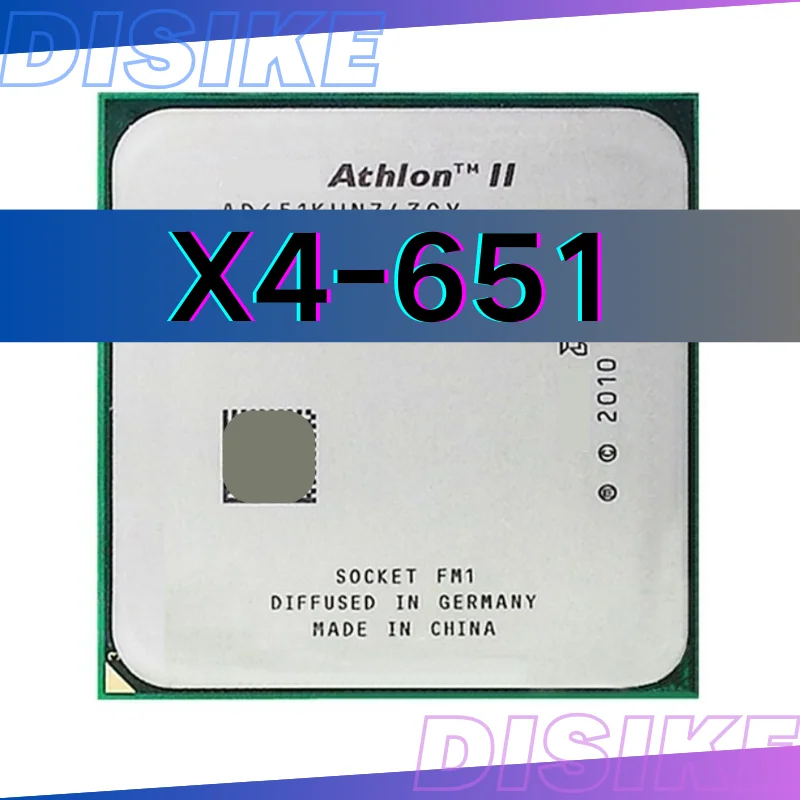 Athlon II X4 651 X4 651X X4 651K 3.0 GHz Quad-Core AD651KWNZ43GX / AD651XWNZ43GX Socket FM1