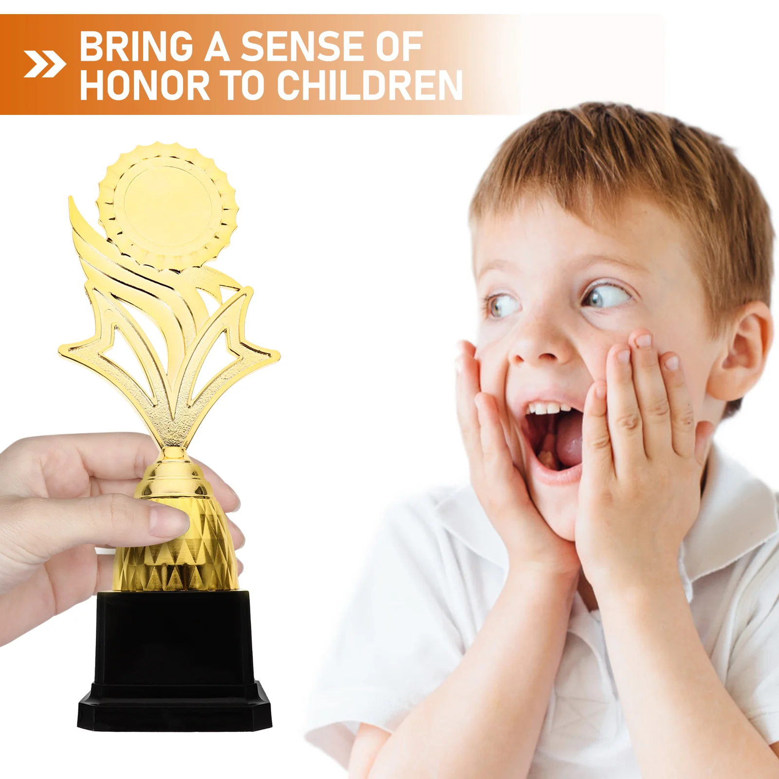 

Award Trophy Plastic PP Material Golden Pigeon Shaped Kids School Party Supplies Ceremony Competition Decor Student