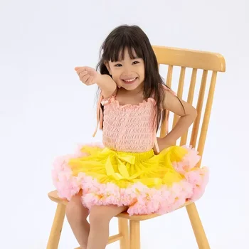 Girls Fluffy Tulle Tutu Skirt 6 Girls Tutu Skirts Black Fluffy Toddler Tulle Princess Ball Gown Pettiskirt Ballet Party Dance Rainbow Tulle Skirts Girls Clothes 6