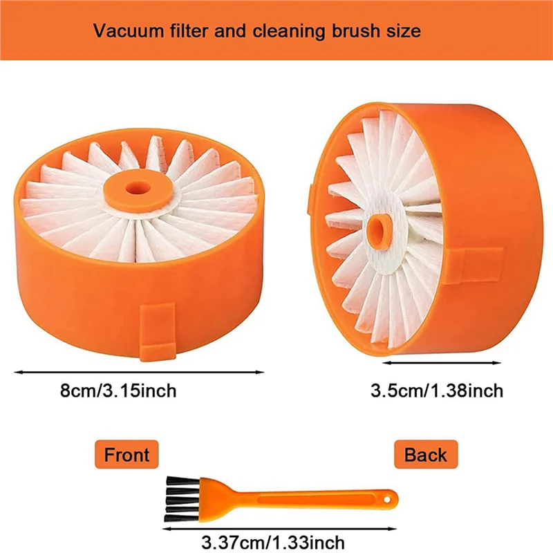 Blackdecker BSV2020G BSV2020P Powerseries 익스트림 무선 진공 청소기 액세서리 용 LITE-2X 교체 필터