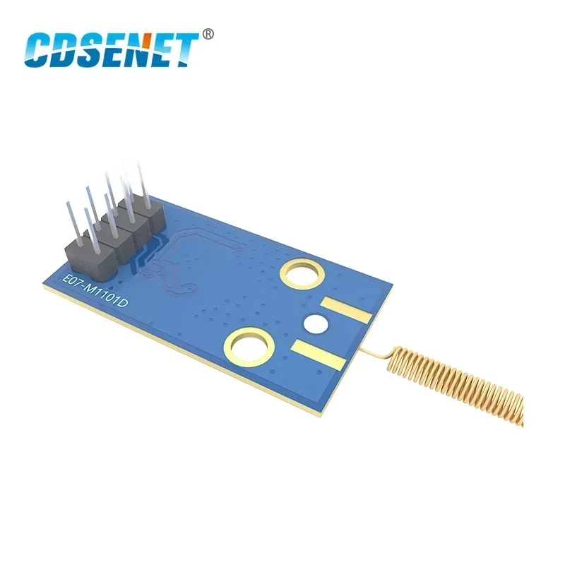 433 Mhz Cc1101 Draadloze Rf-Module E07-M1101D-TH 10Mw 500M Spi Smd Rf-Zender En Ontvanger 433 Mhz Met Veerantenne