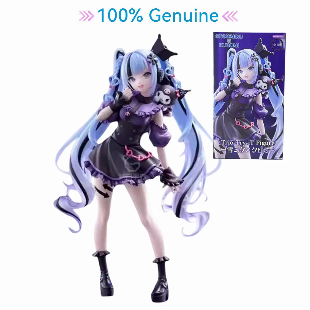 original-furyu-hatsune-miku-trio-try-it-anime-miku-kuromi-pvc-action-figures-miku-kuromi-figurine-model-figuarts-collector-toys