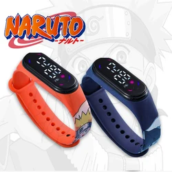Anime Naruto LED Watch Naruto Uchiha Sasuke Electronic Bracelet Child Adult LED Cartoon Electronic Watch Christmas Gift