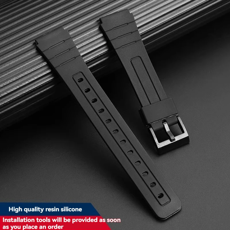 ل كاسيو 3229 AE1200 AE-1200 AE-1200WH AE-1300 W-216H A158W A169 الراتنج سيليكون المطاط حزام ساعة معصمه مقاوم للماء 18 مللي متر
