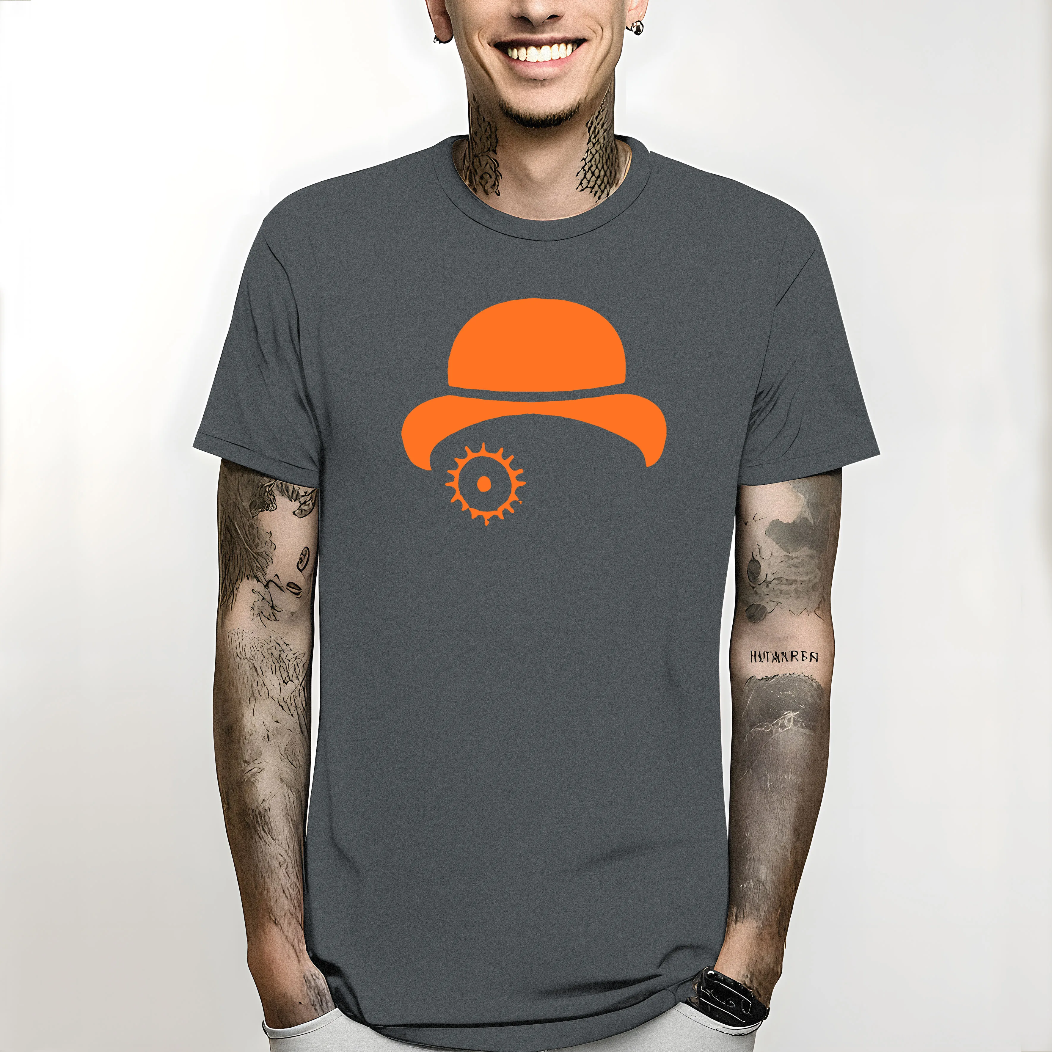 T-Shirt Summer men Mechanical orange film cotton t shirt Short Sleeve funny printed Mens 2024 Fashion Style anime clothes manga