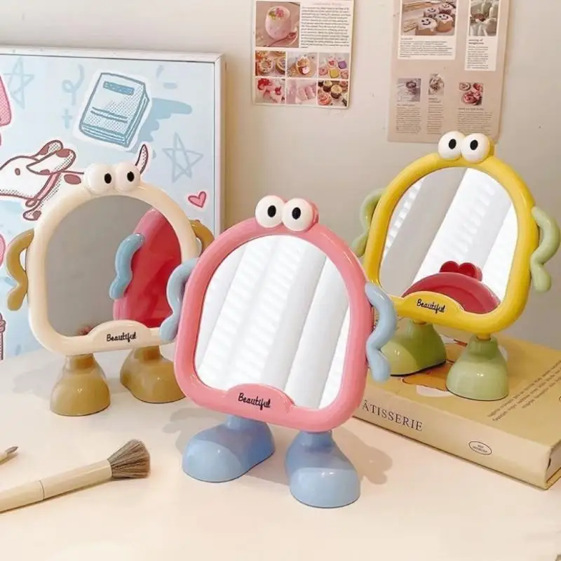 Cute Makeup Mirror Decorative Mirrors Desktop Bedroom Home Student Dormitory Portable Small Mirror