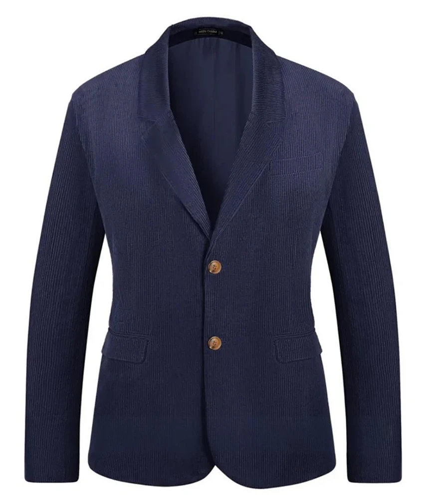 

Graceful Men's Slim Fit Corduroy Sport Coat Two Button Casual suit Celebrity Gowns Special Occasion Gowns Homecoming Gowns
