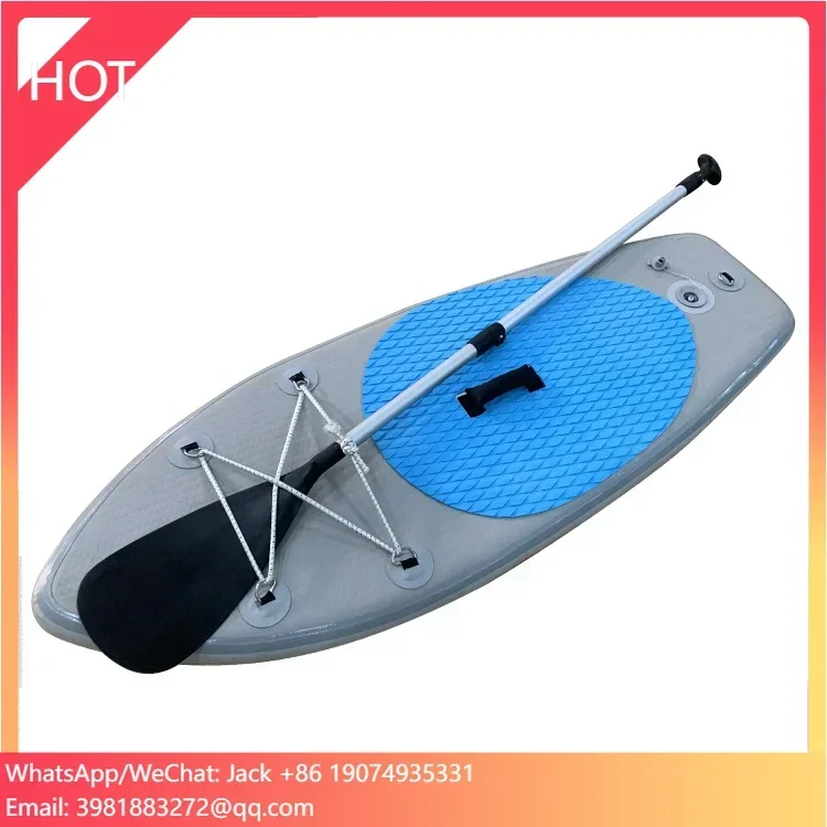 High Quality PVC Inflatable Surfboard Cheer Amusement Water Sports Equipment With Pump Portable Paddle Board