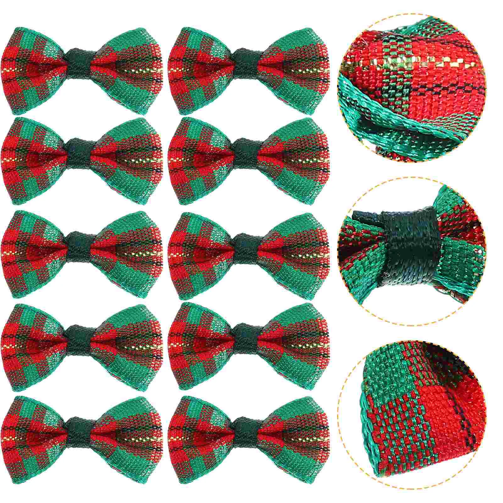 30 Pcs Accessories Mini Bow Tie Small Gift Bows Tiny for Crafts Packing Ornaments