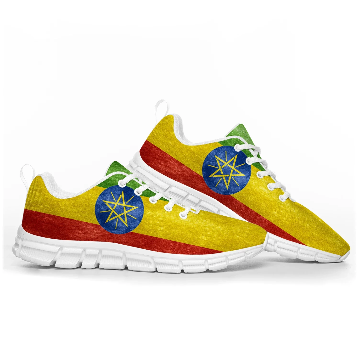 Ethiopian Flag Sports Shoes Mens Womens Teenager Kids Children Sneakers Ethiopia Casual Custom High Quality Couple Shoes