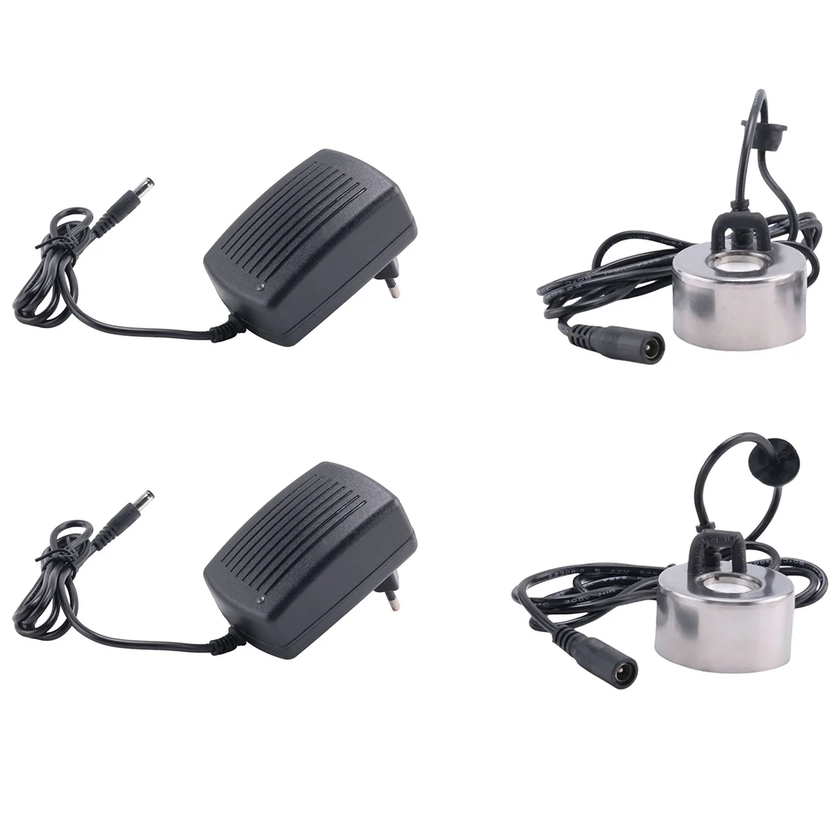 A26P 2 szt. z wtyczką 45 mm Nawilżacz Ultradźwiękowy generator mgły Inkubator przemysłowy 24 V Nebulizator Głowica atomizera Fogger Wtyczka EU