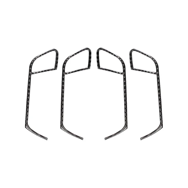 

Carbon Fiber Car Interior Door Handle Cover Trim For Audi A4 A5 B8 Door Bowl Stickers Decoration Car Accessories Styling