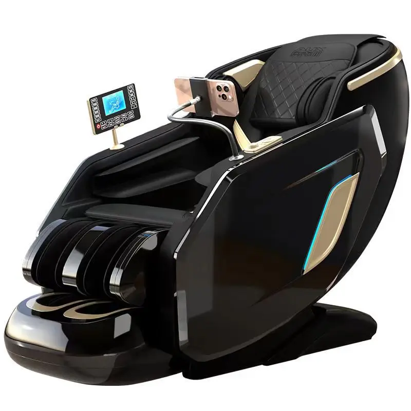 2025 كرسي تدليك فاخر جديد SL المسار 4 الأيدي محرك مزدوج المنزل كامل الجسم متعدد الوظائف AI كرسي أريكة ذكي #1