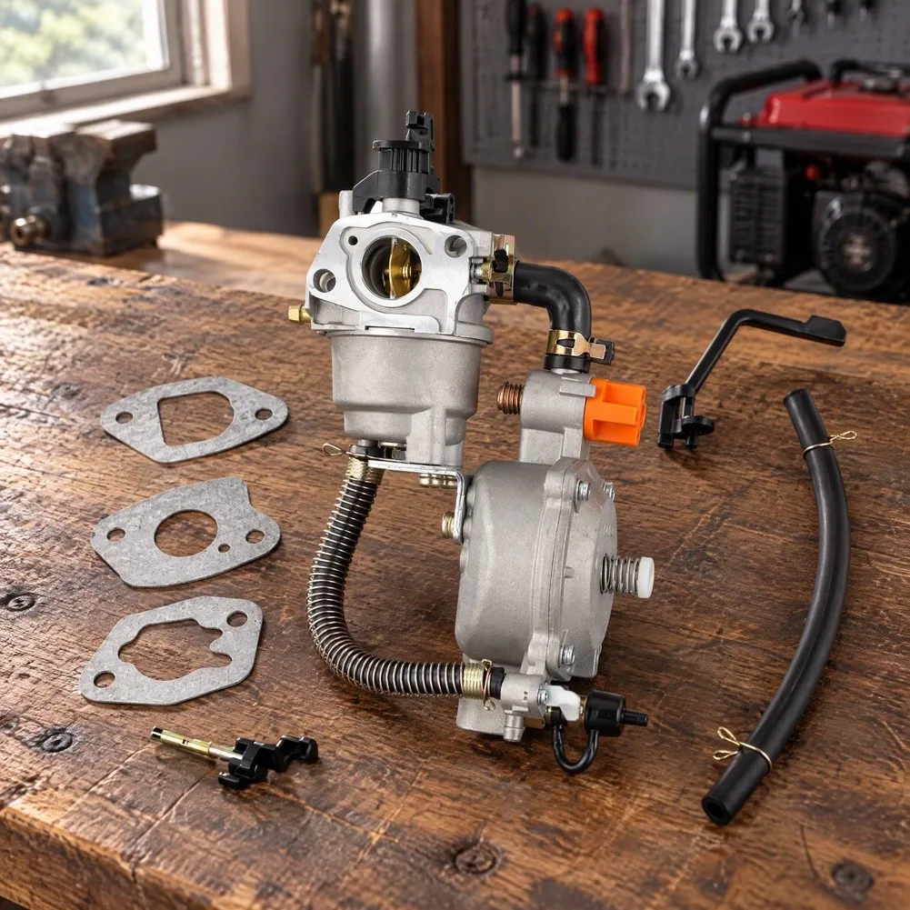 Dual Fuel Carburetor Assembly Supporting For LPG and Fuel Sources for GX200 168F 160 170F For generator Engines