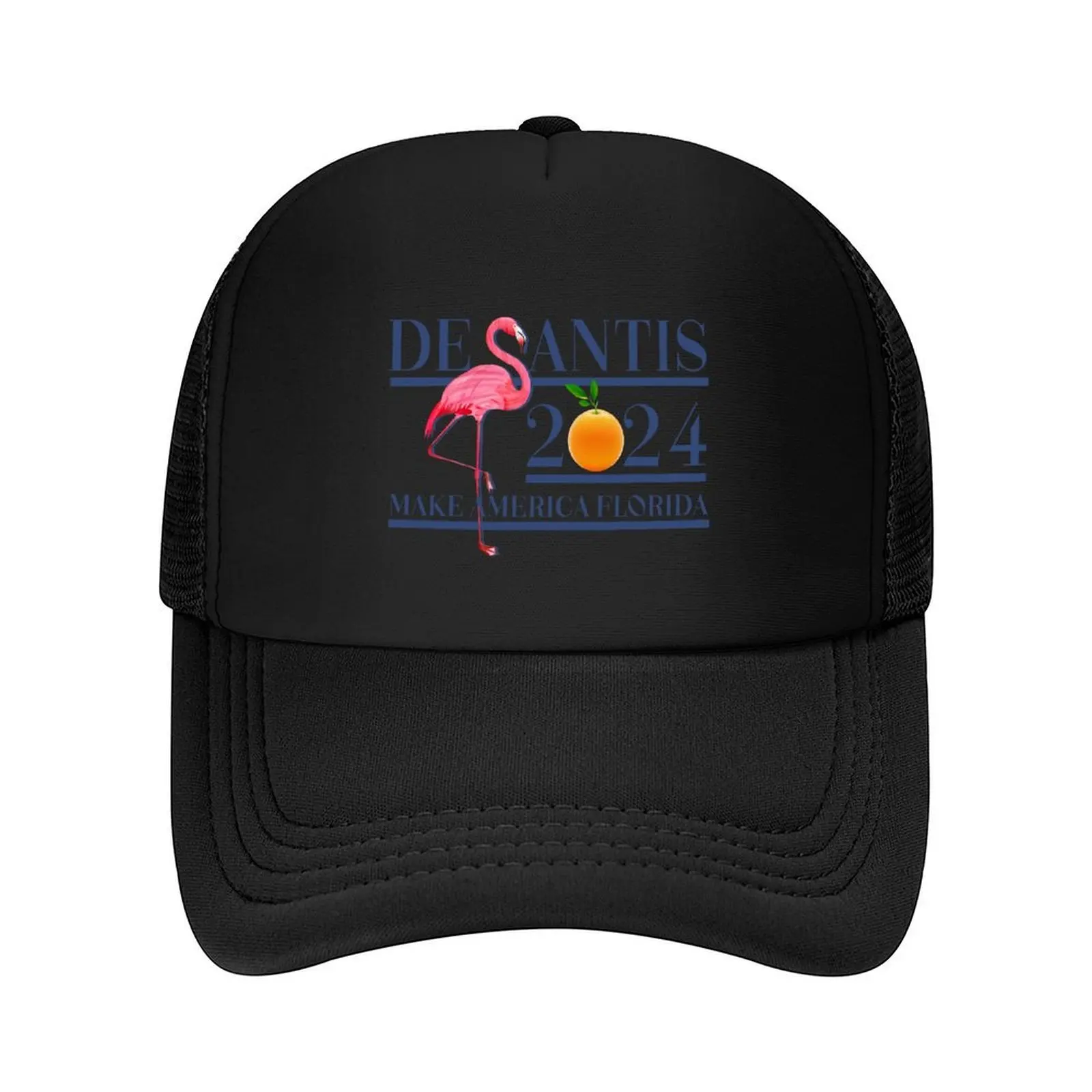 

DeSantis 2024 Make America Florida Flamingo Baseball Cap Vintage |-F-| Streetwear Sports Cap Luxury Woman Men's