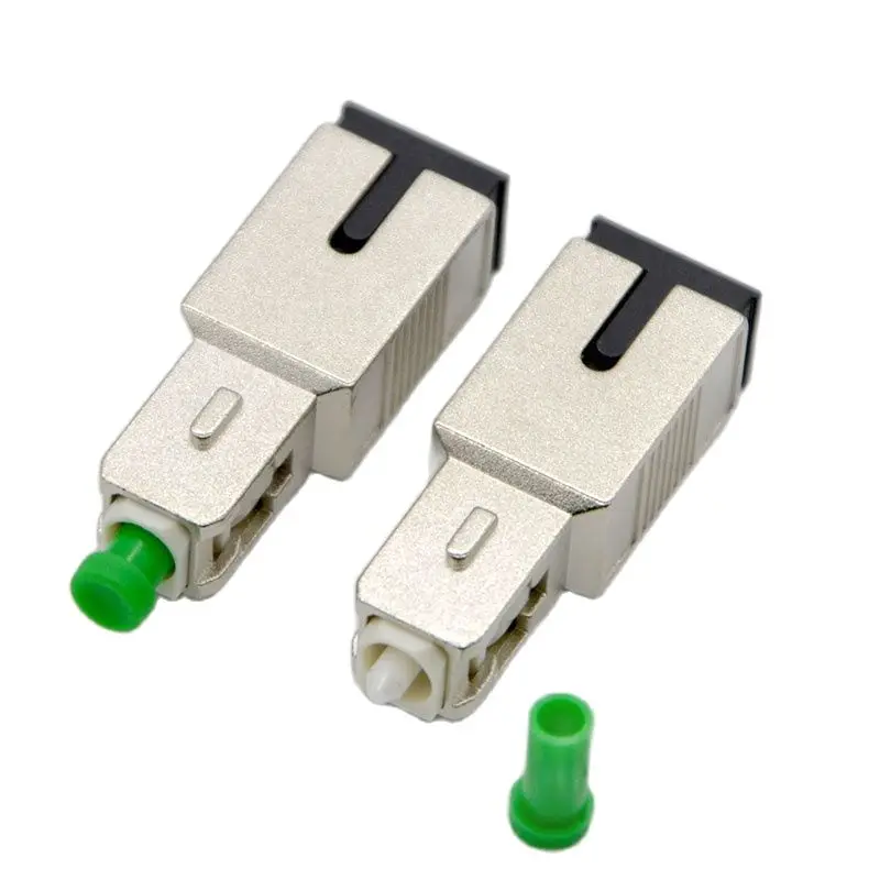 1pcs NEW Optic Fiber Connector SC/APC Female-SC/UPC Male SM-9/125 Fiber Optic Adapter Flange Coupler Special Wholesale