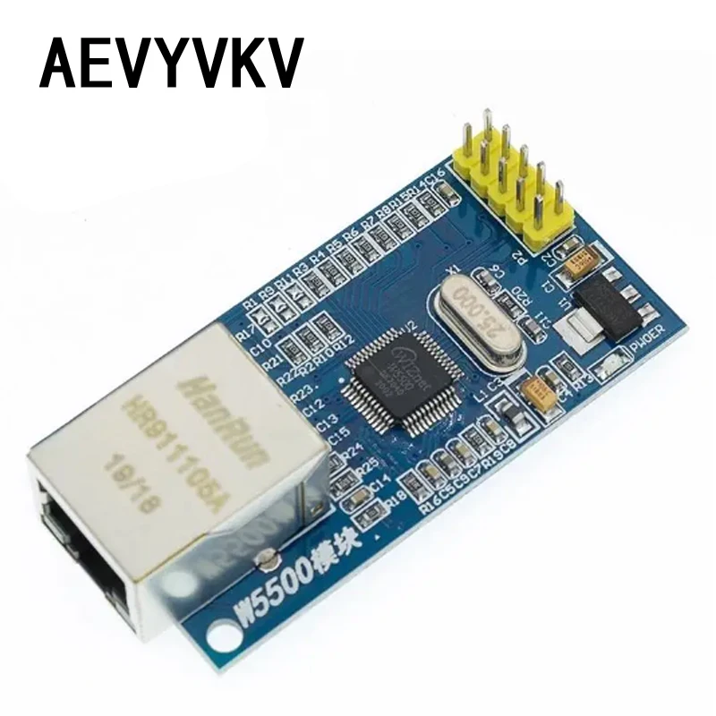 USR-ES1 W5500 Ethernet Network Module Hardware SPI to LAN/ Ethernet TCP / IP 51 / STM32 Microcontroller Program Over W5100