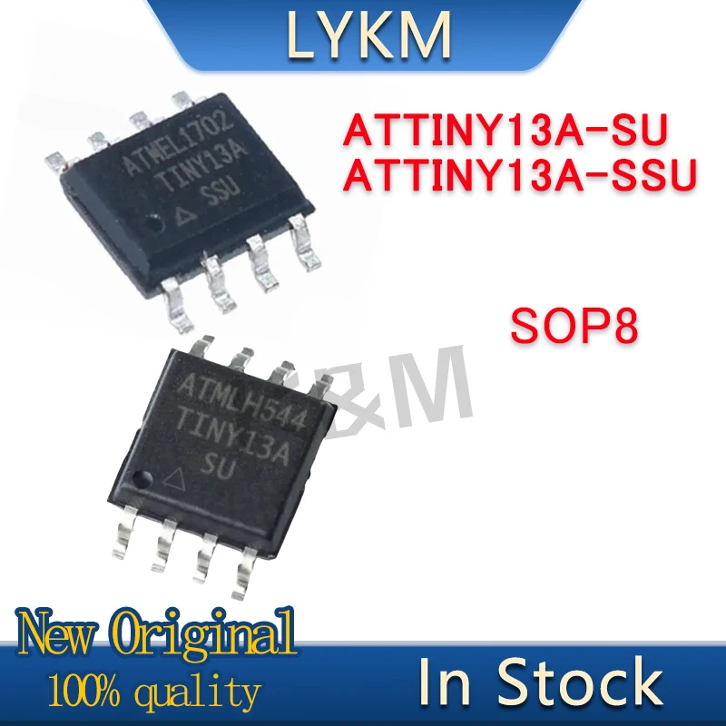 5-10/PCS New Original ATTINY13A-SU TINY13A-SU ATTINY13A-SSU TINY13A-SSU SOP8 chip In Stock