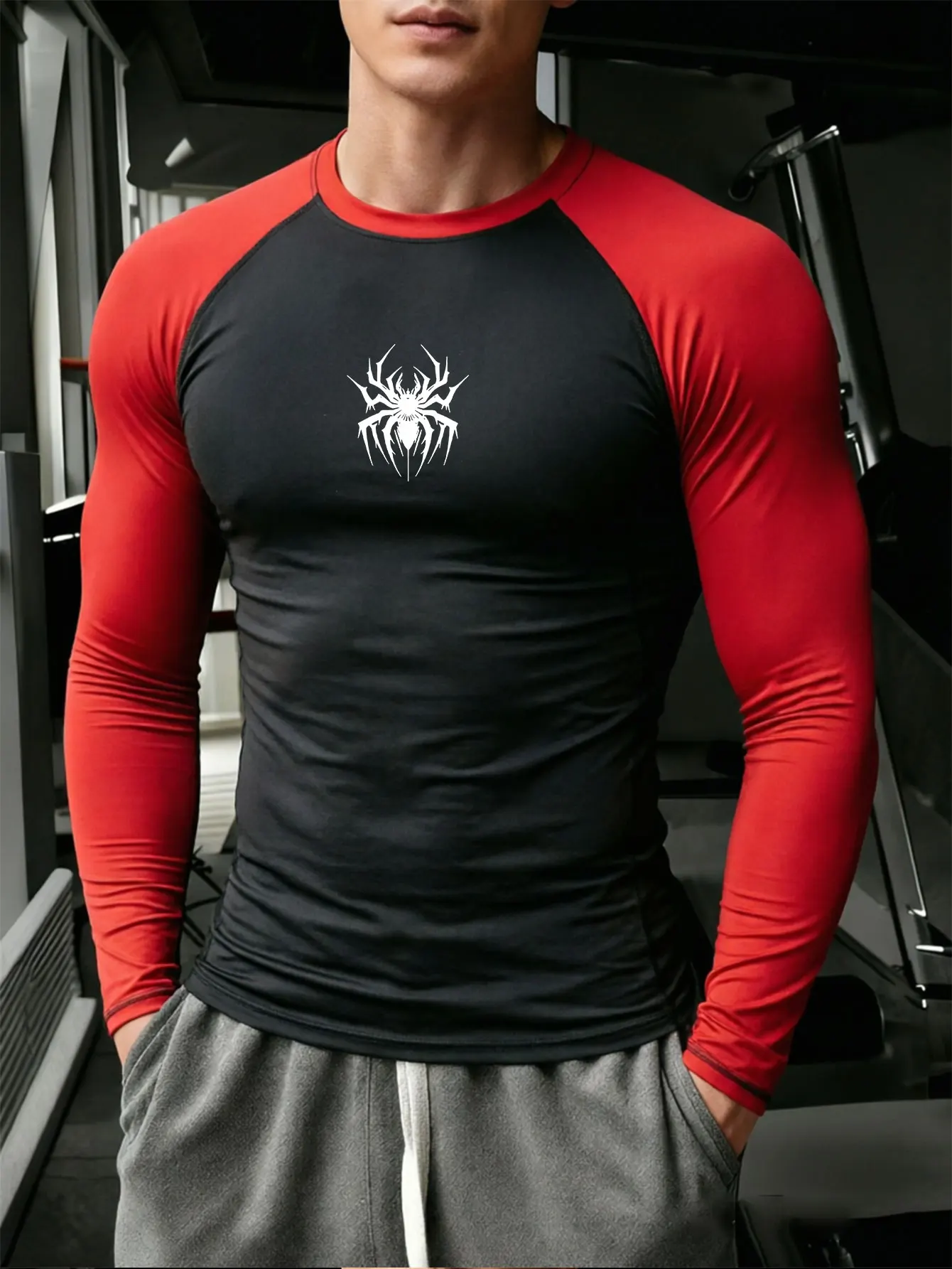 2026Compression Running Shirt Men Quick Dry Long Sleeve Sportswear For Male Gym Clothing Fitness Tee Training Workout Muscle Top