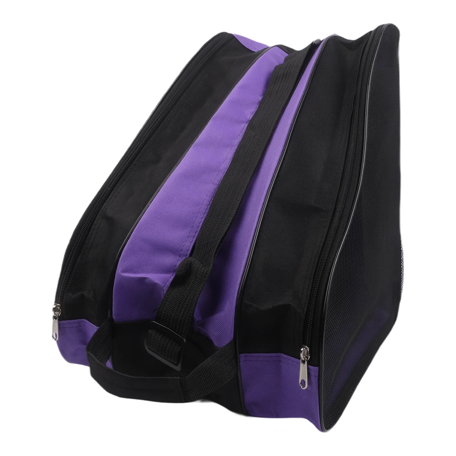 Triangle Roller Skate Bag Large Capacity Storage Backpack With Shoulder Strap For Skating Rink Travel Training Sports Equipment