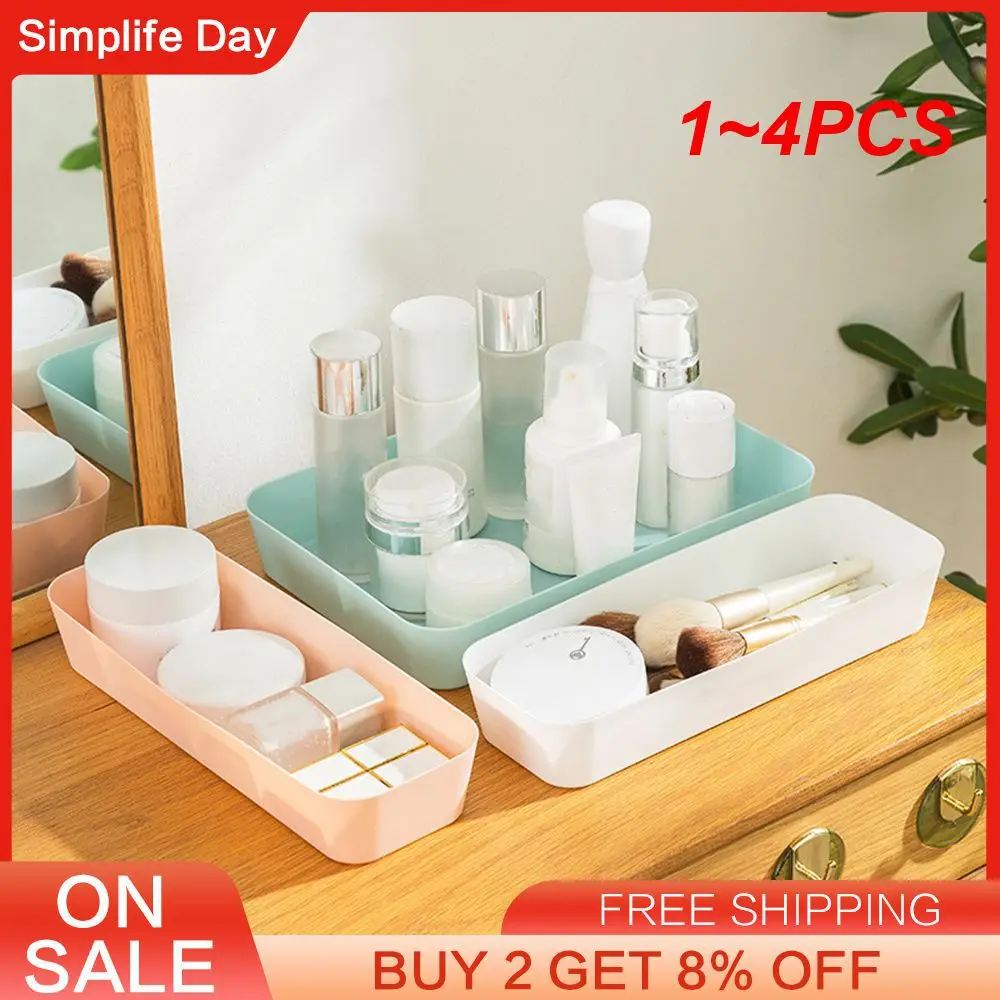 1~4PCS Makeup Organizer Space-saving Practical Stylish Makeup Organizer Home Kitchen Minimalist Highly Sought-after Storage Box