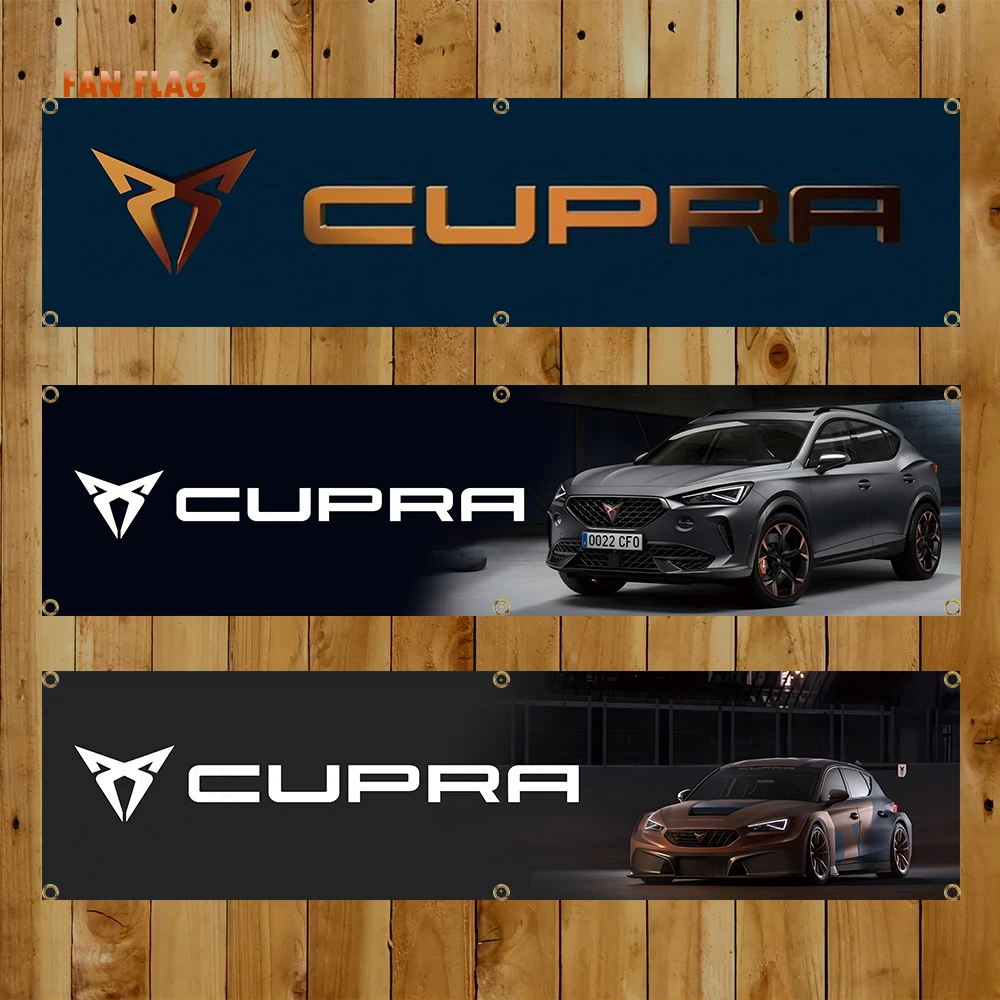 

60X240cm Cupras Racing Car Banner Flag Polyester Printed Garage or Outdoor Decoration Tapestry