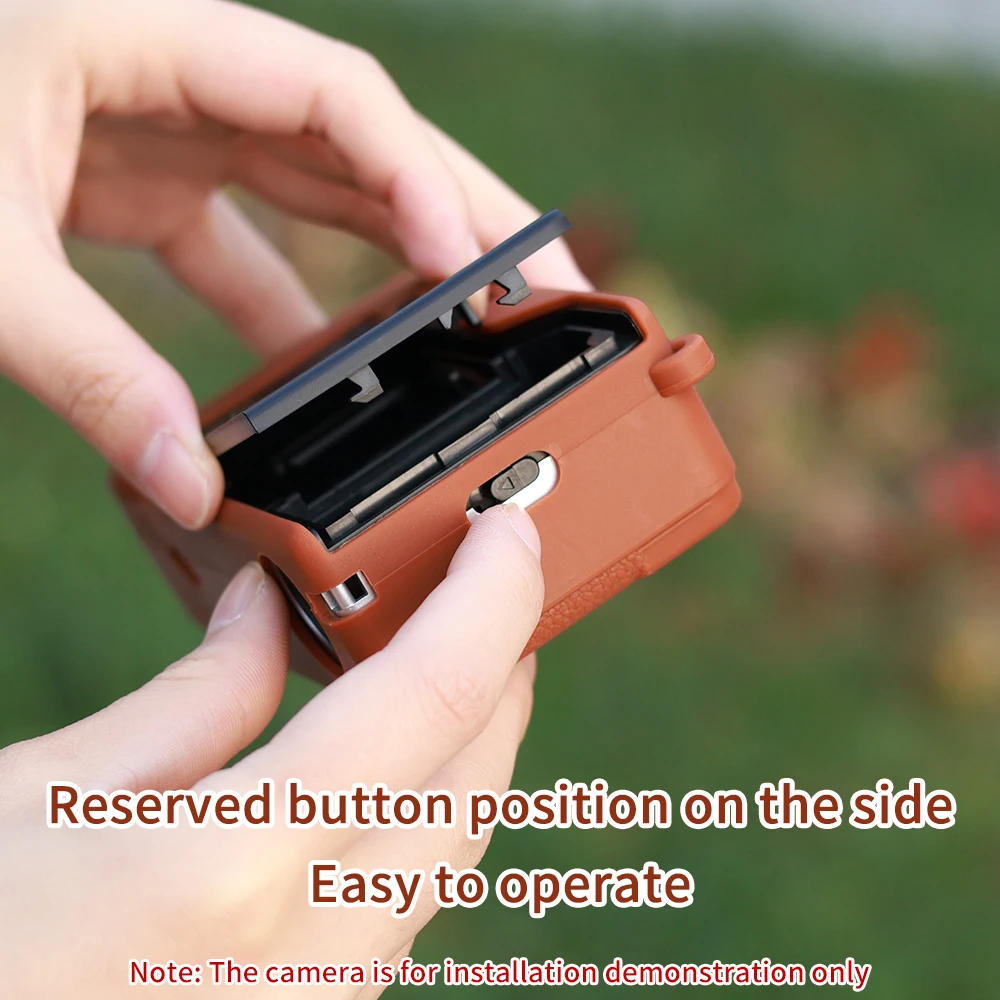 Suitable for Kodak H35 vintage film camera leather patterned camera case, minimalist film machine silicone protective case